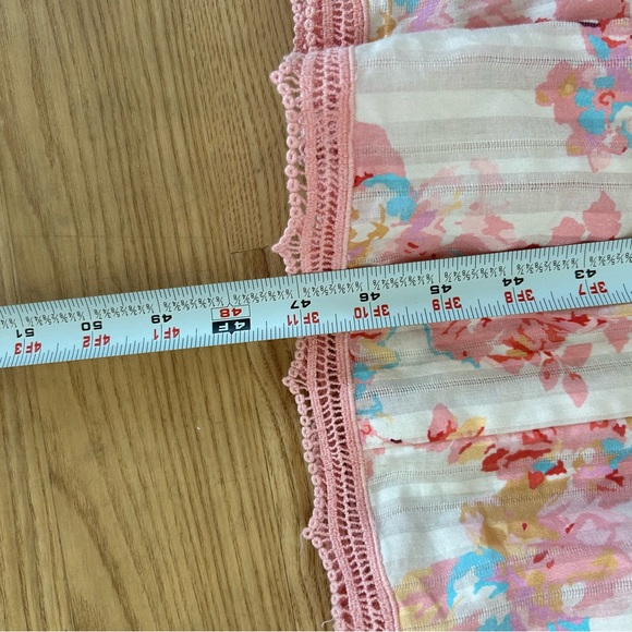 Caroline Constas Tiered Ruffle Maxi Dress Crochet Floral Wedding Guest - Picture 11 of 14